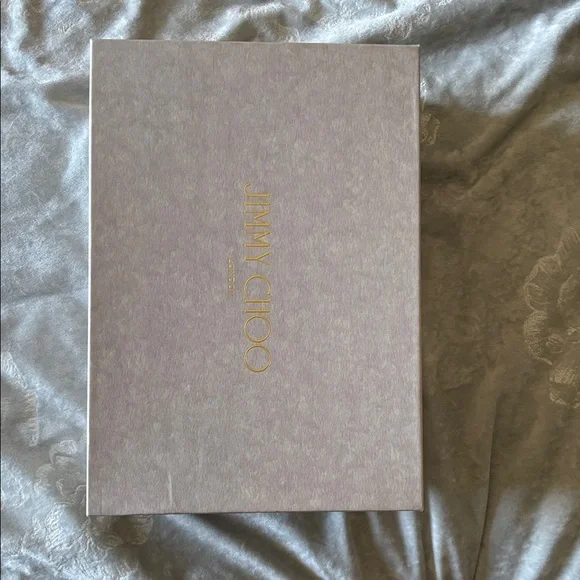 JIMMY CHOO Limited Edition Platinum/Plexi Romy Pointed Heels 100mm Like New! - Picture 9 of 10